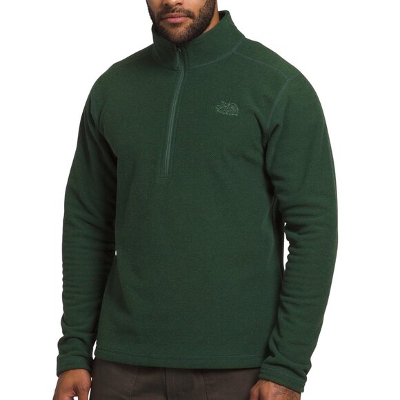 THE NORTH FACE Leo Fleece Pullover Sweater 1/4 Zip Rust sz XXL Men's Gorpcore - Picture 3 of 7